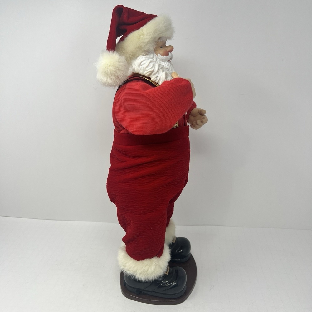 Jingle Bell Rock Santa Claus Animated Dancing Musical 1998 First Edition Plush - Picture 16 of 16